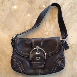 Brown Leather Coach Purse